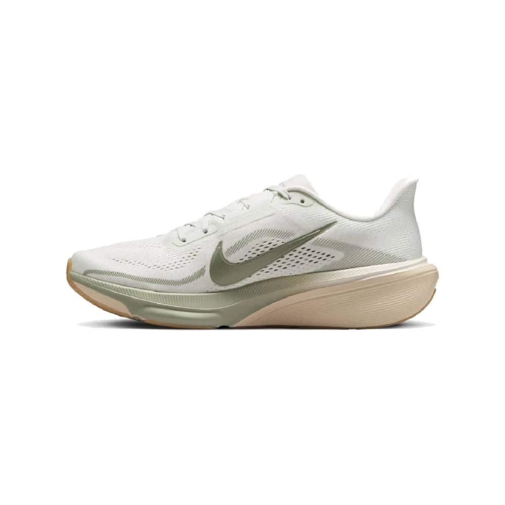 Tênis de Corrida / Hyrox - NIKE AIR ZOOM PEGASUS 42 - BEGE/VERDE - MASCULINO
