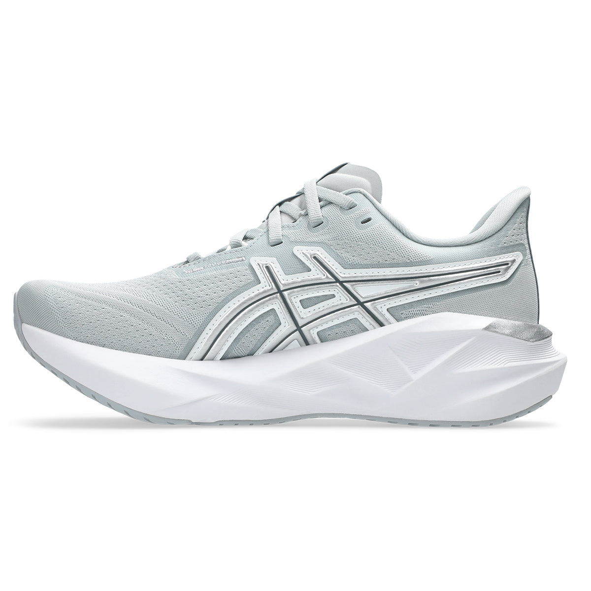 Tênis Asics Novablast 5 - Cinza / Prata - Feminino