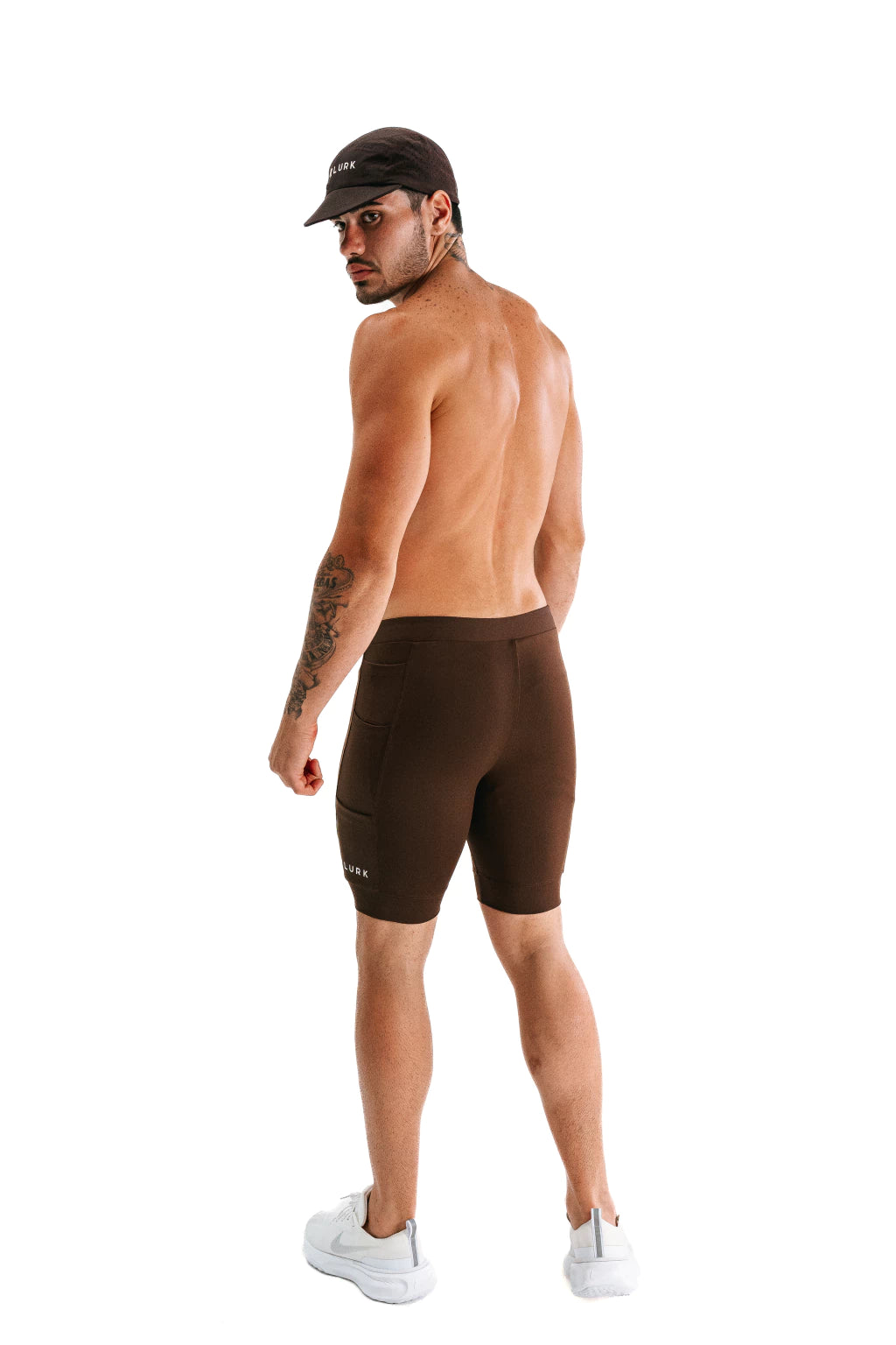 Bermuda de Corrida 5 Bolsos Lurk - Marrom