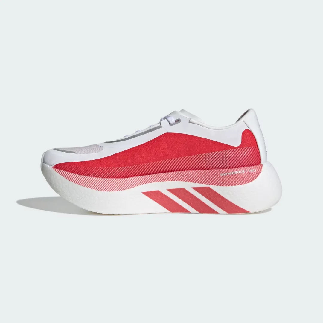 TENIS DE CORRIDA ADIDAS HYPERBOOST EDGE - BRANCO/VERMELHO