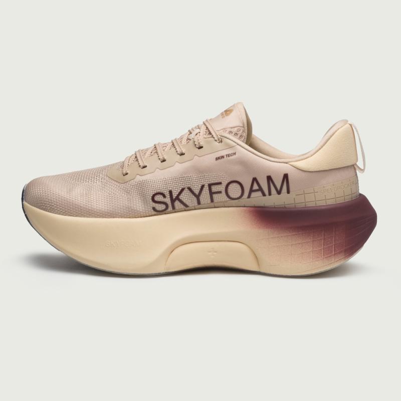 TENIS DE CORRIDA FILA SPEEDROCKER SKYFOAM - BEGE/BORDO