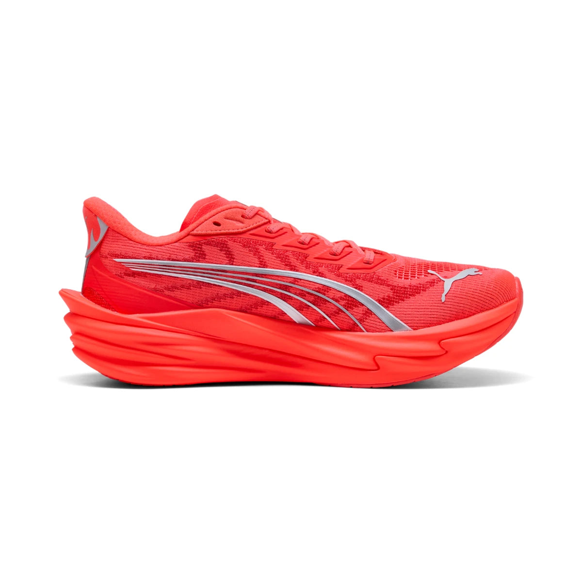 Tênis de Corrida Puma DEVIATE NITRO 4 - Vermelho - Feminino