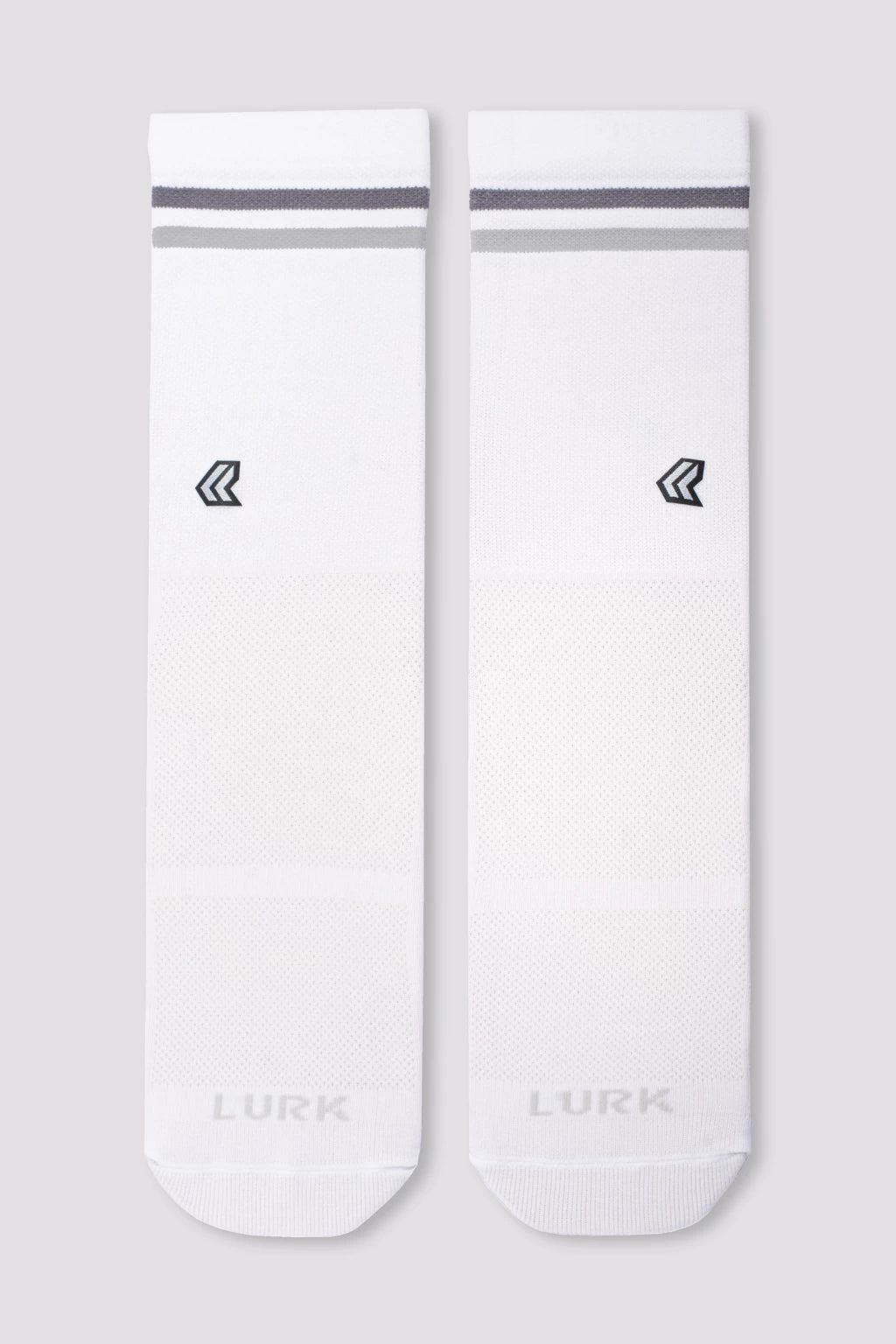 Meia Performance Duo Branco/Cinza Lurk Tamanho: (37-42)