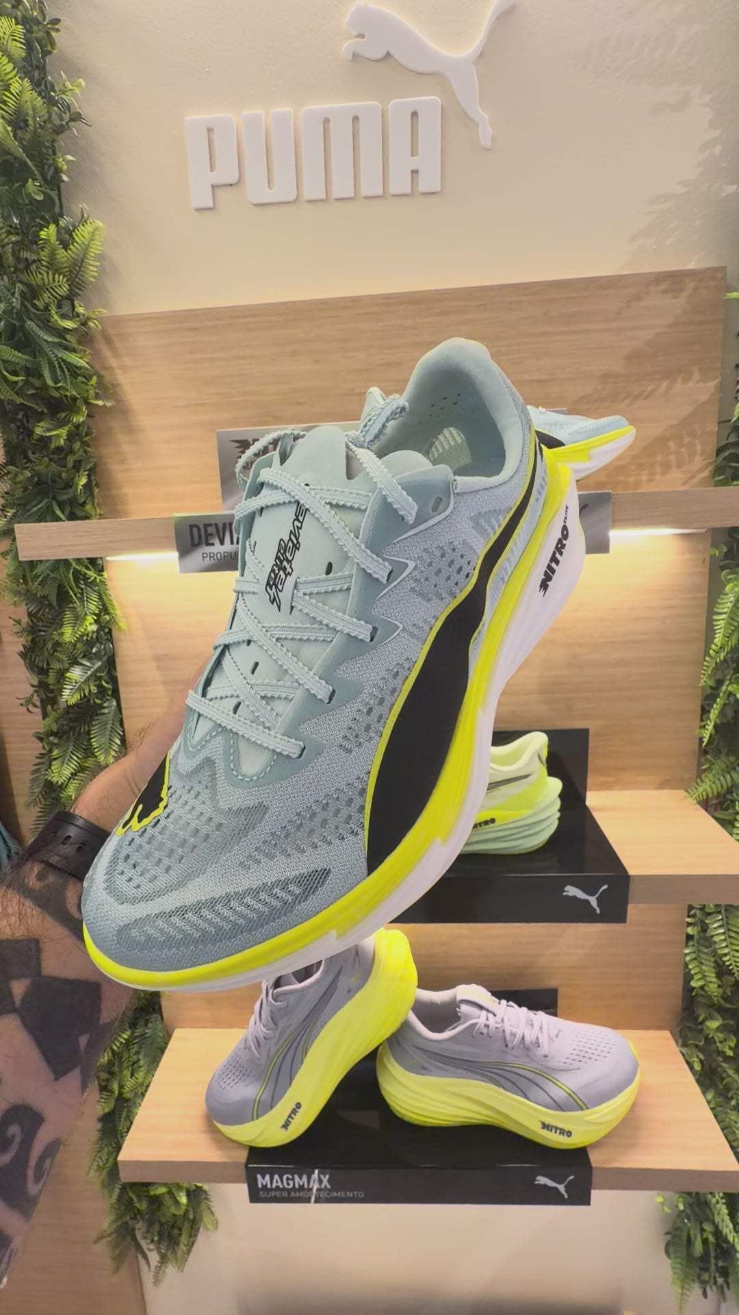 Tênis de Corrida / hyrox - PUMA DEVIATE NITRO Elite 4 - AZUL